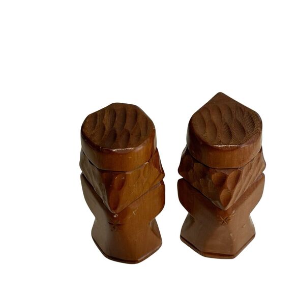 AINU Wood Statue Japanese Doll Folk Hokkaido Figure Hand Carved size 7 inches - Picture 6 of 10